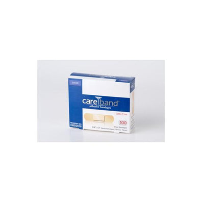 Bandage Fabric QwikStrip 1x3" Sheer Not Made With Natural Rubber Latex 1200/Ca - Surgical Supplies NY